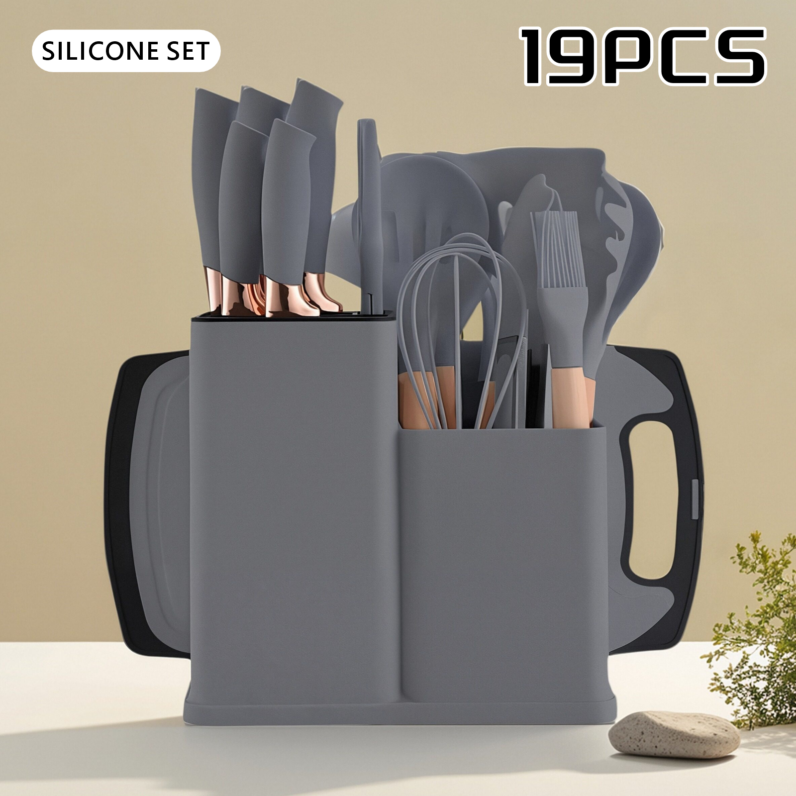 Kitchen Appliances Combo - 19-in-1 Kitchen Knife & Silicone Utensil