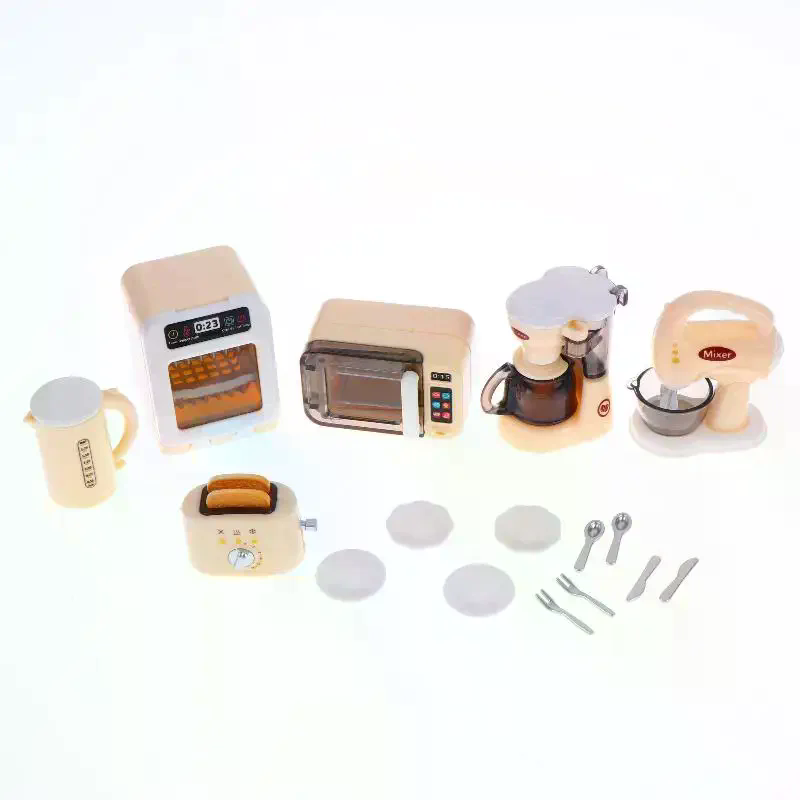 1 Set 1 12 Dollhouse Appliance - Kitchen Appliances For Kids avaliação e preço