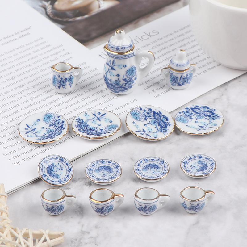 15Pcs 1:12 Miniature Porcelain - Kitchen Appliances For Kids avaliação e preço