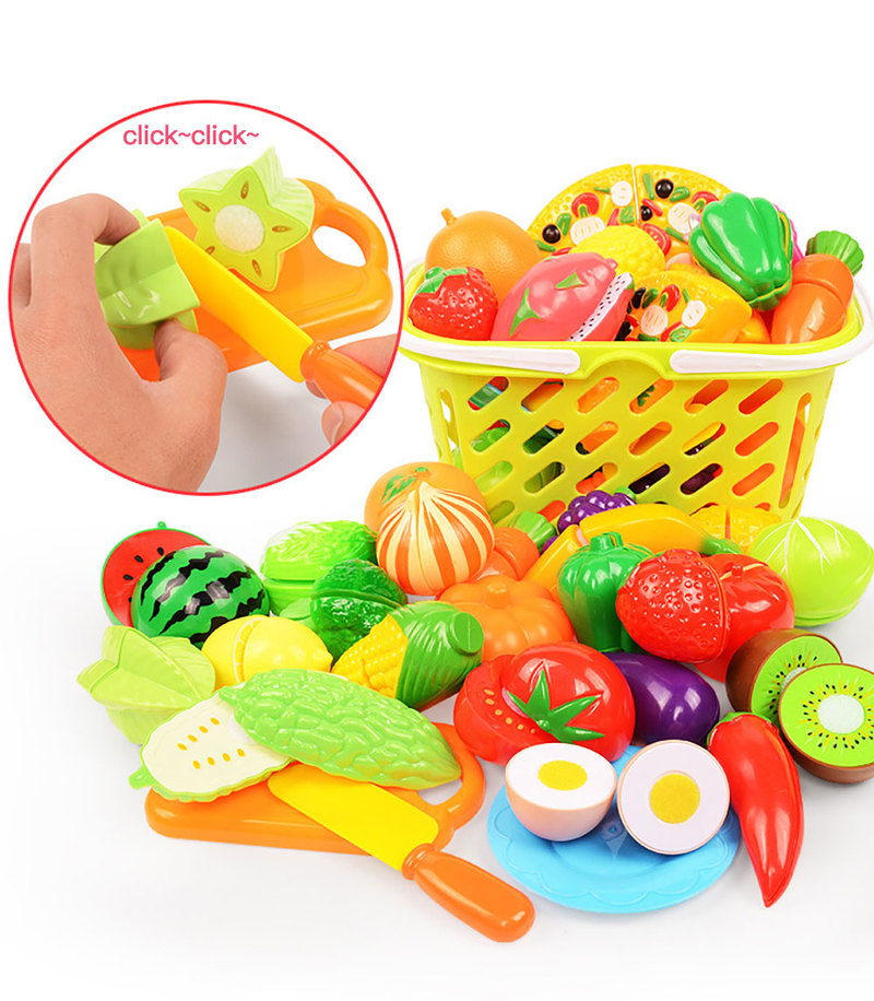 Children Toys Cutting Fruits a - Kitchen Appliances For Kids avaliação e preço