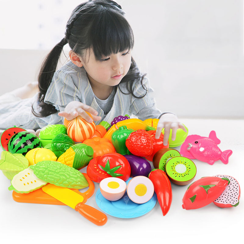 Children Toys Cutting Fruits a - Kitchen Appliances For Kids avaliação e preço