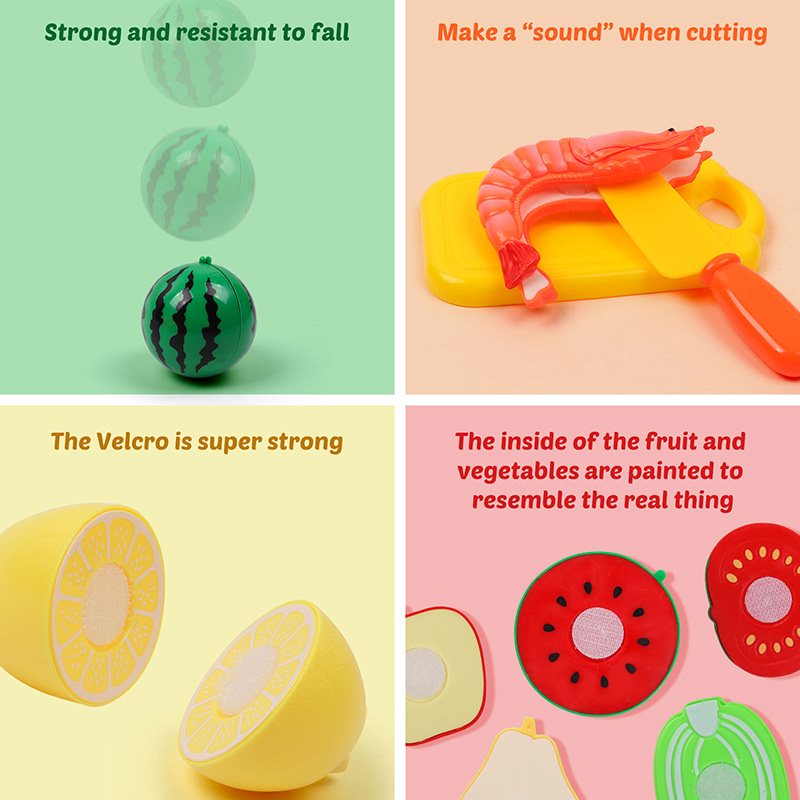 Children Toys Cutting Fruits a - Kitchen Appliances For Kids avaliação e preço