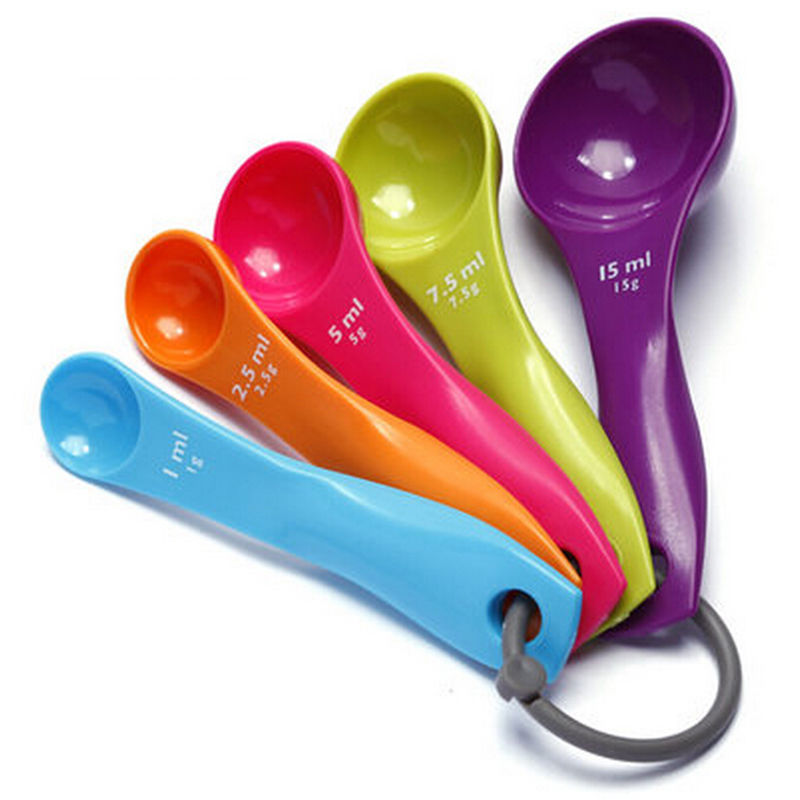 5Pcs Salt Oil Spoon Lovely Kit - Kitchen Appliances Combo avaliação e preço