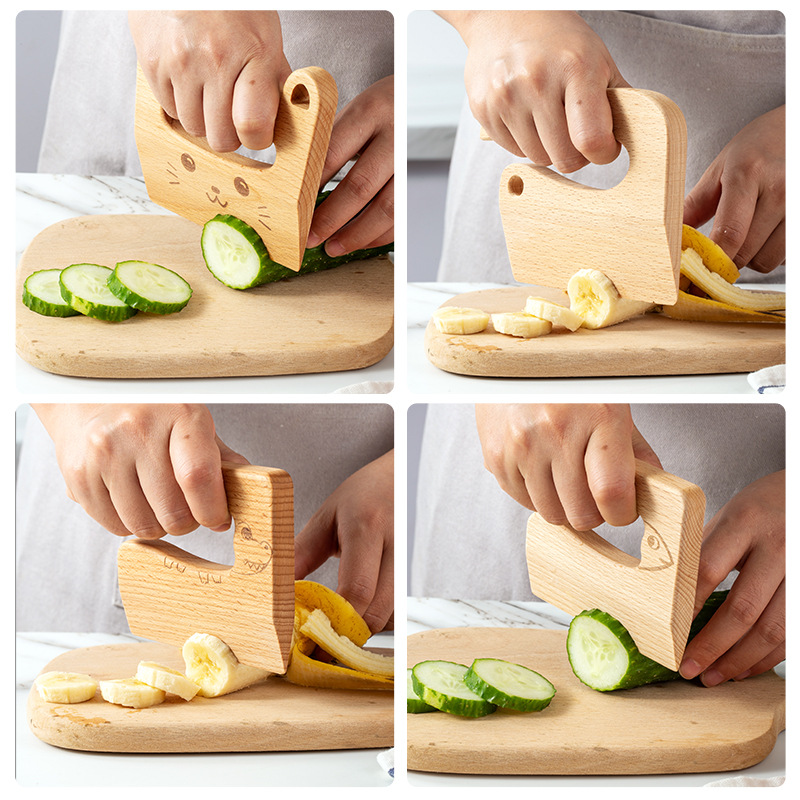 Wooden Kids Knife for Cooking  - Kitchen Appliances For Kids avaliação e preço
