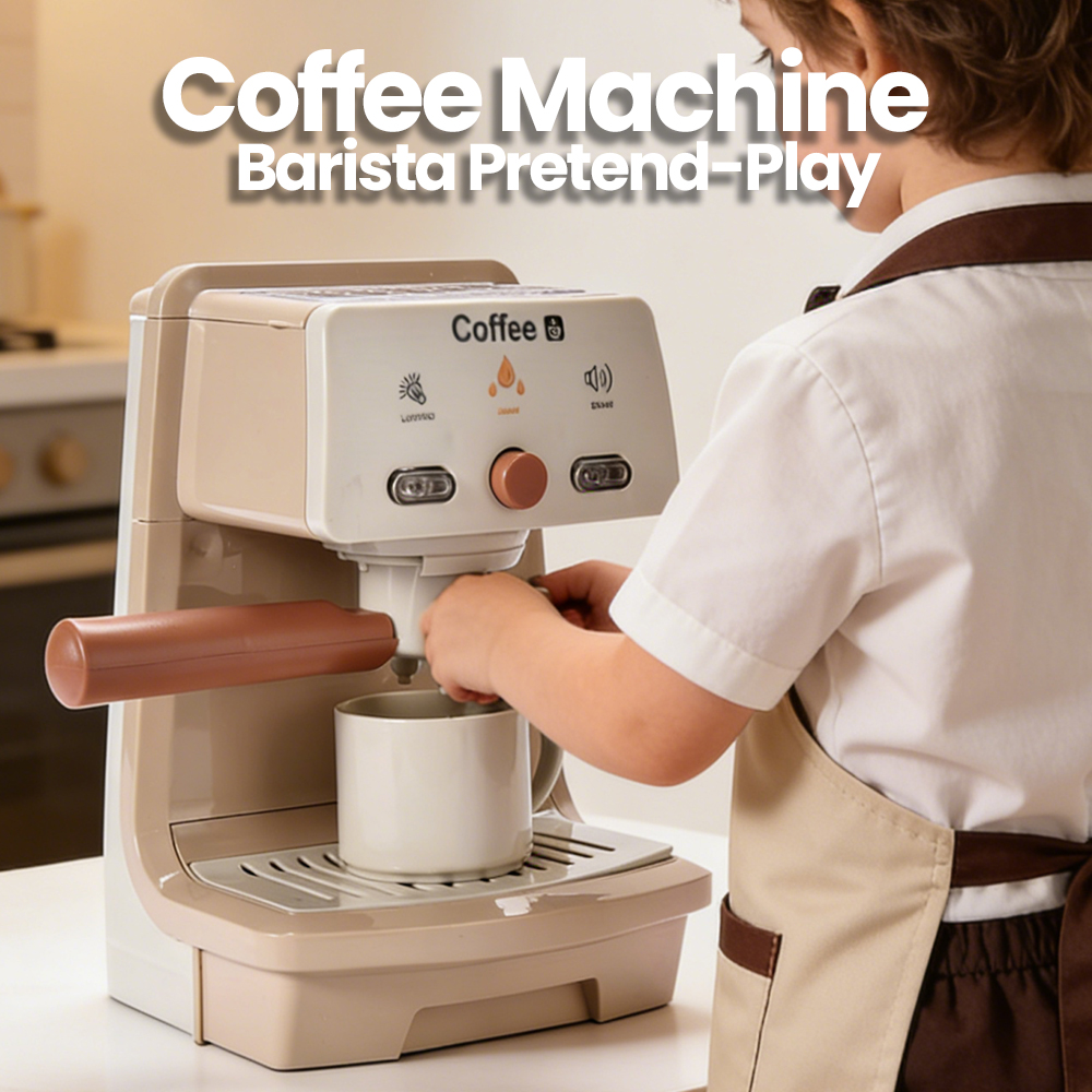 Coffee Machine Toy Barista Pre - Kitchen Appliances For Kids avaliação e preço