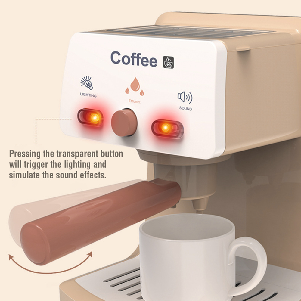 Coffee Machine Toy Barista Pre - Kitchen Appliances For Kids avaliação e preço