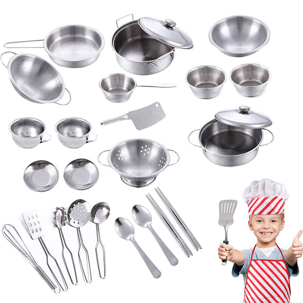 25PCS Kitchen Set Pretend Play - Kitchen Appliances For Kids avaliação e preço