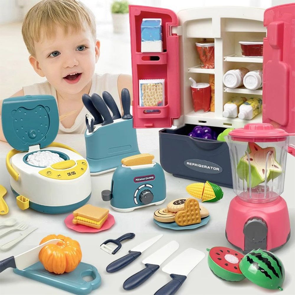 Multicolor Kids Cooking Playse - Kitchen Appliances For Kids avaliação e preço