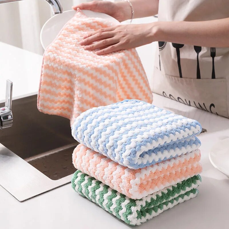 20Pcs Kitchen Wipes Coral Velv - Kitchen Appliances Combo avaliação e preço