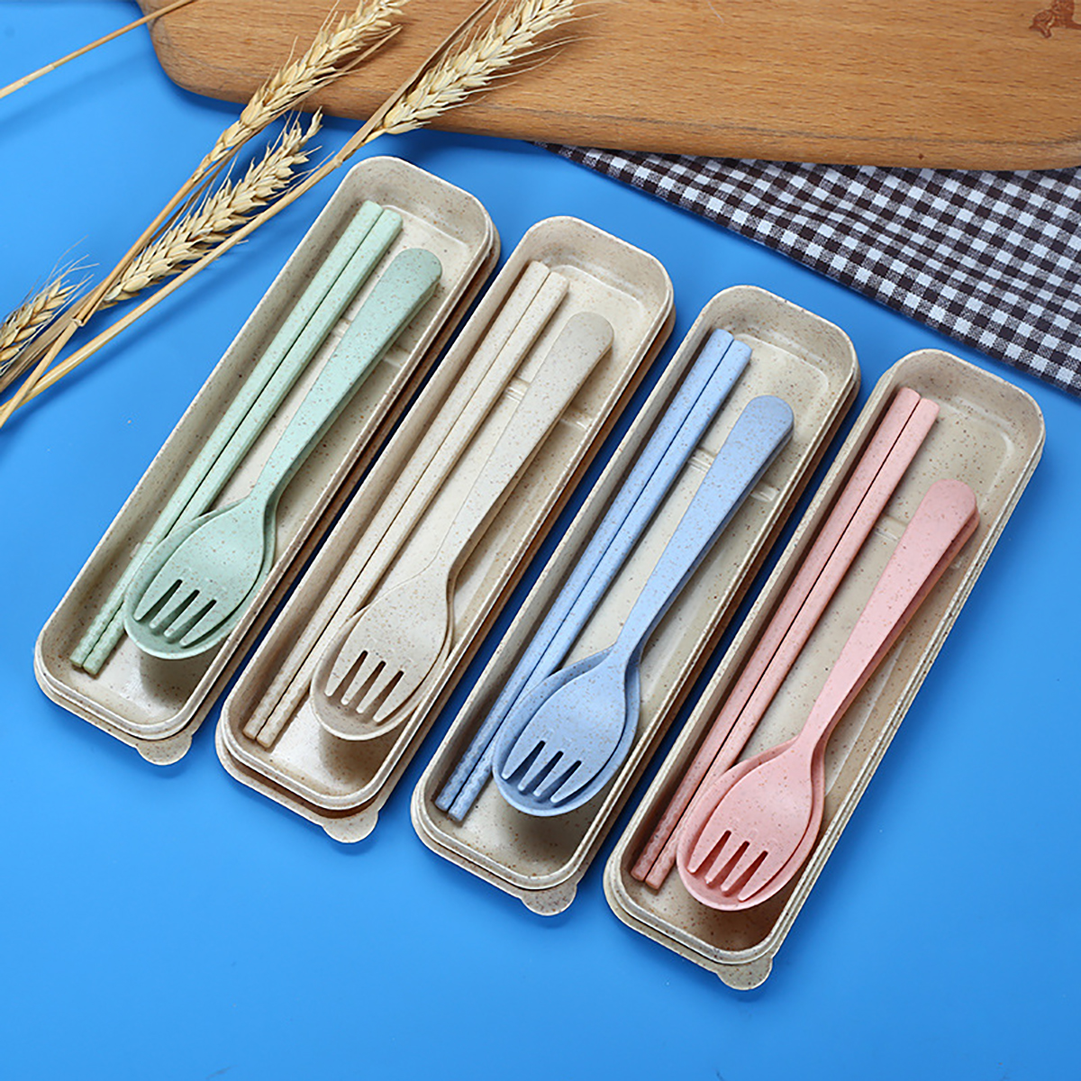Fork Spoon Chopsticks Bowls Cu - Kitchen Appliances Set avaliação e preço