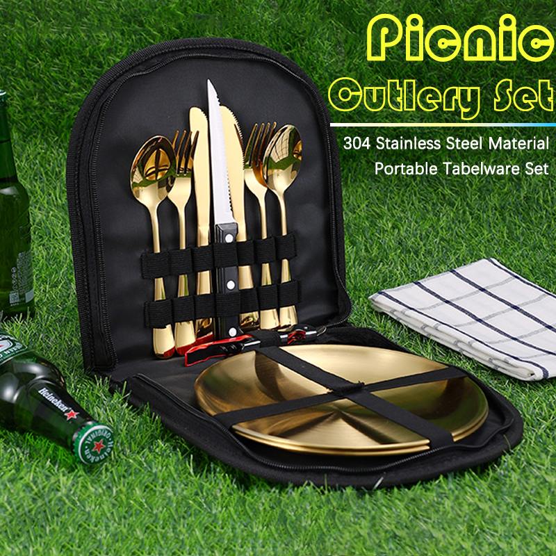 10Pcs Camping Tableware Set 30 - Kitchen Appliances Set avaliação e preço
