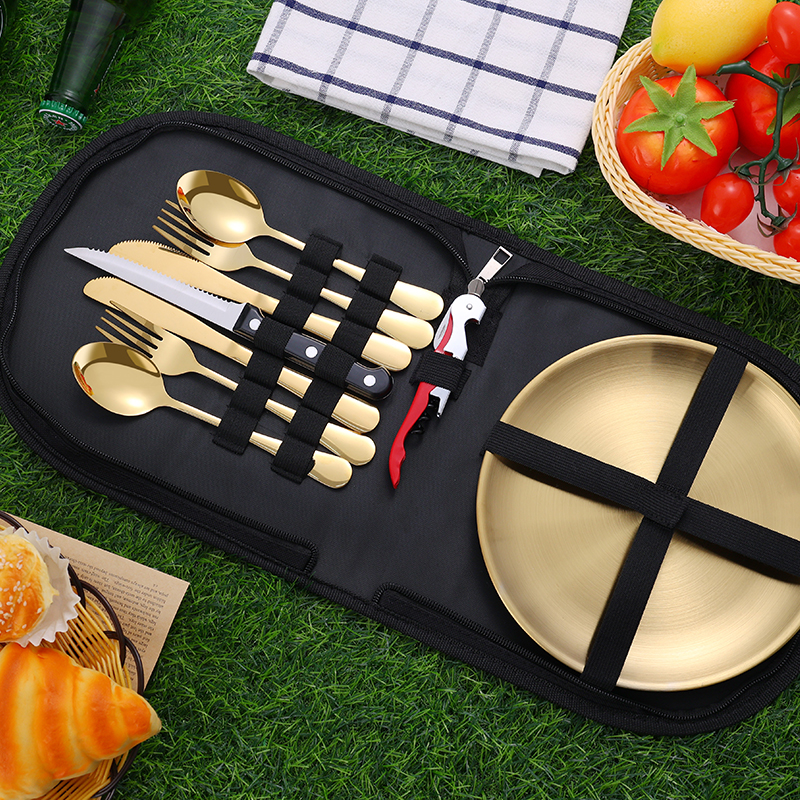 10Pcs Camping Tableware Set 30 - Kitchen Appliances Set avaliação e preço