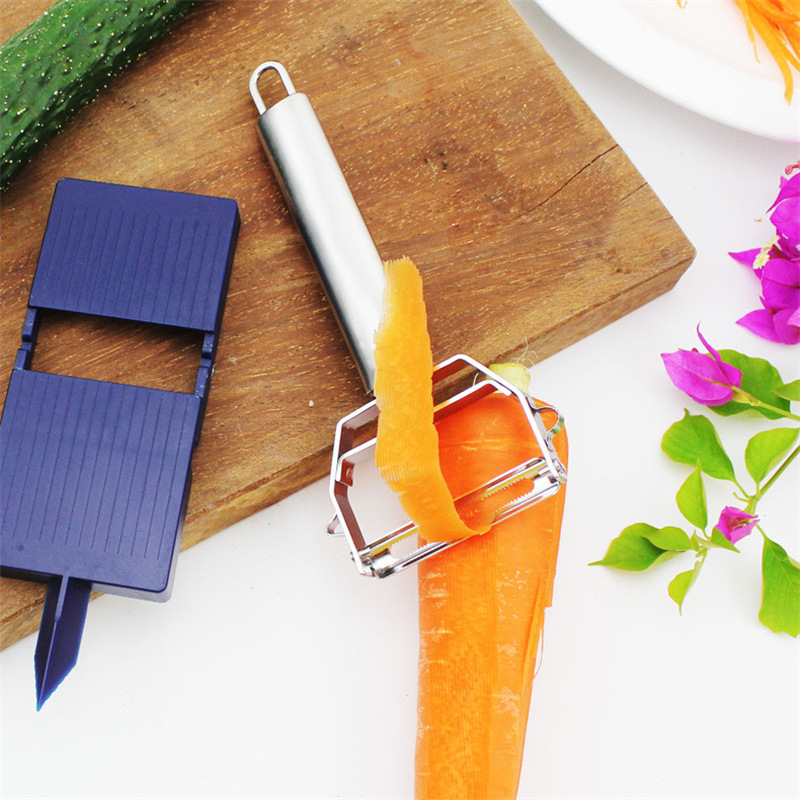 2 in 1 Peeler Slicer Set Kitch - Kitchen Appliances Japan avaliação e preço